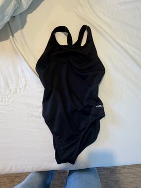 Dolfin Black women's Racerback One-Piece Swimsuit